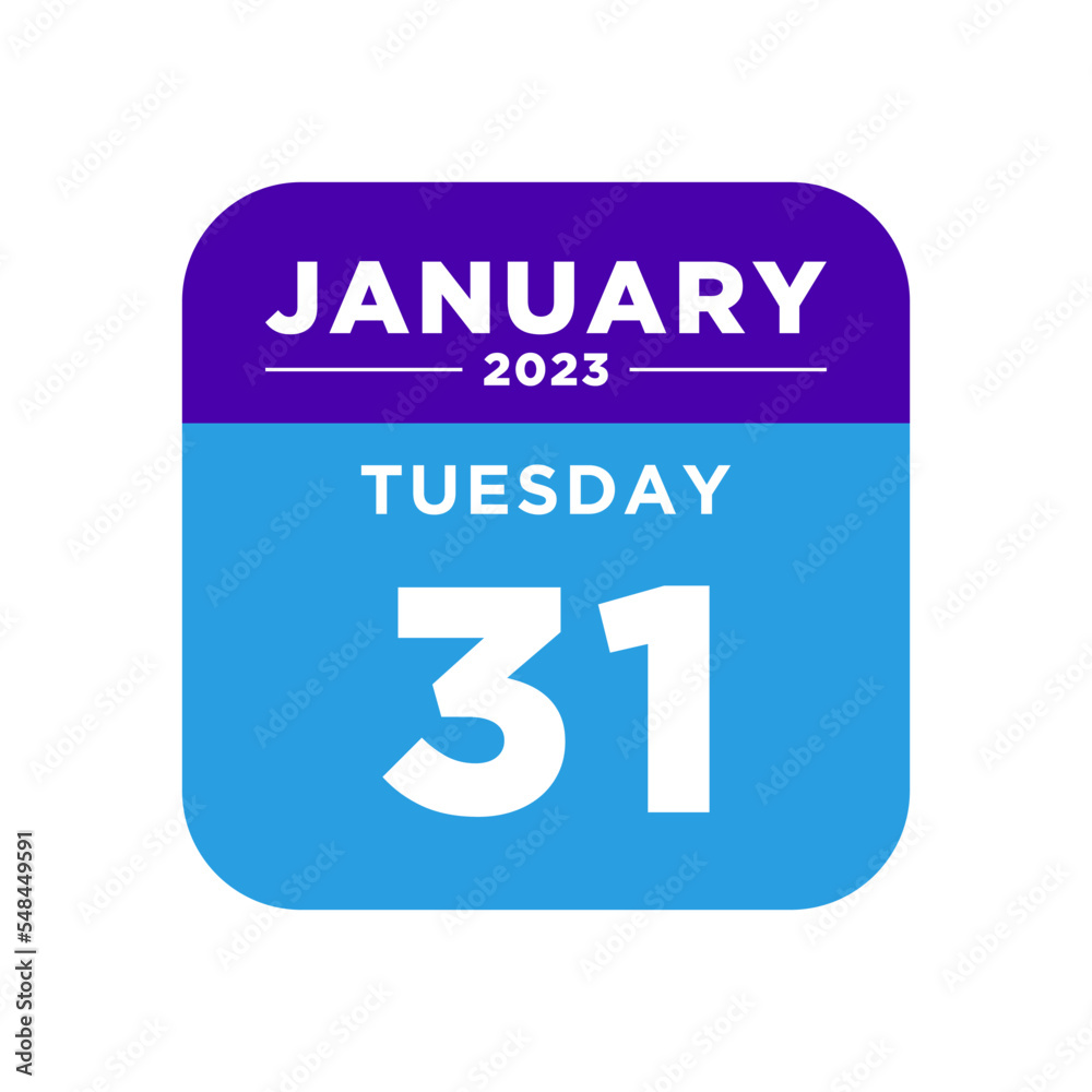 calendar january 2023 vector illustration