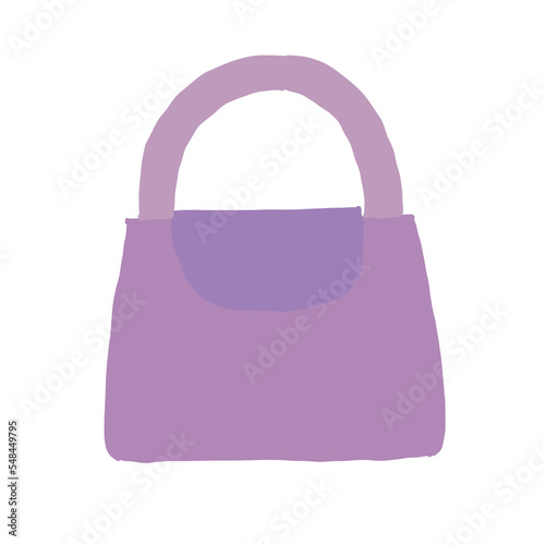 lady handbag cartoon illustration