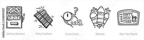 gaming machine, party crackers