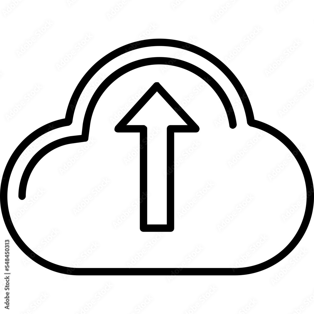 Cloud Uploading Icon Cloud Uploading Icon