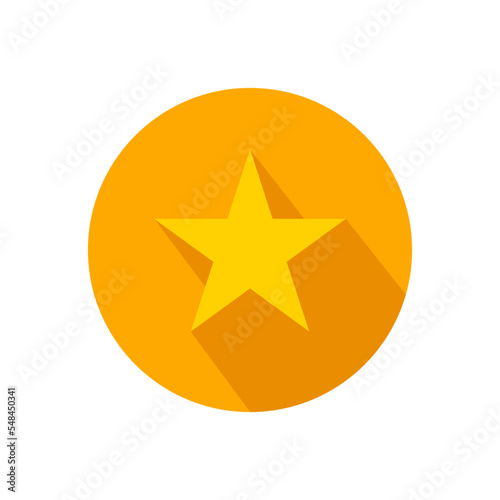 star icon in trendy flat design