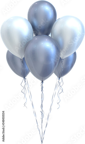 Balloon 3d render 