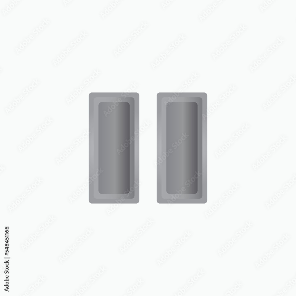 Stop Button Icon. End, Finished Symbol – Vector. Stop Button Icon. End, Finished Symbol – Vector.