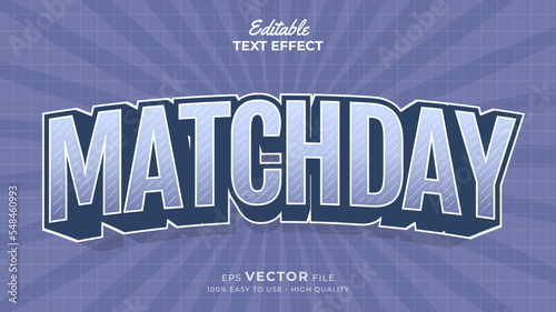 Editable text style effect - sports text effects style illustration