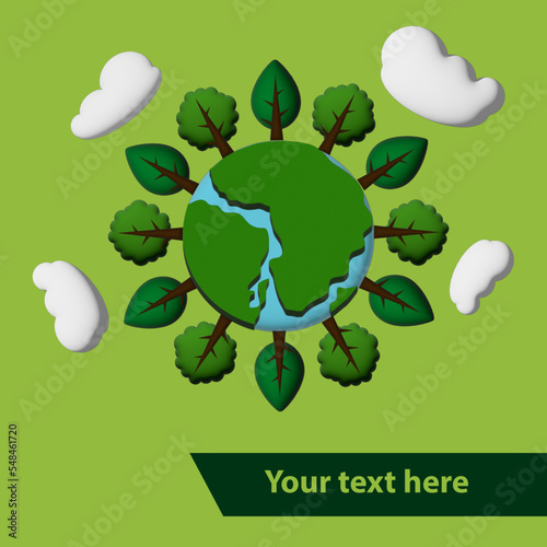 Social Media Post Umwelt 
1080x1080px