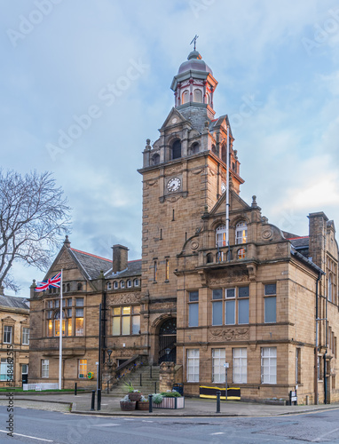 Cleckheaton Town Hall in Kirklees Yorkshire England