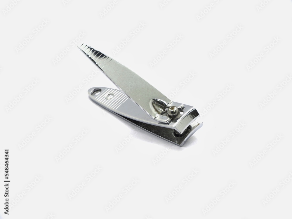 Nail clippers for beauty salons on a white background. Nail clippers for beauty salons on a white background.