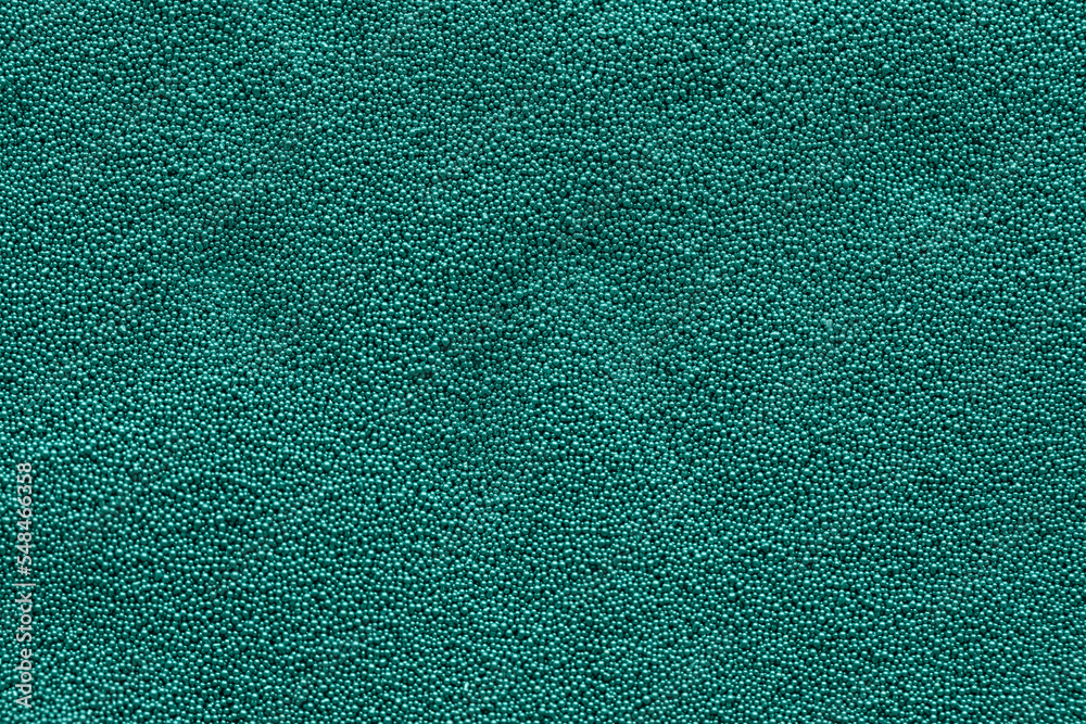 Fototapeta premium Closeup view of mint beads as background