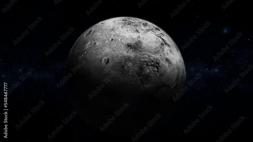 3d Haumea_fictional planet on space star 3d Haumea_fictional planet on space star