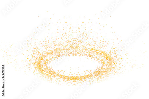 circle light frame transparent background