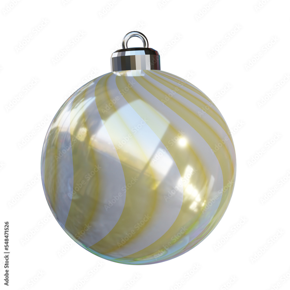 3D Render Christmas Ball 3D Render Christmas Ball