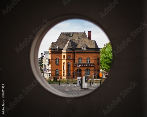Old police building from a hole photo
