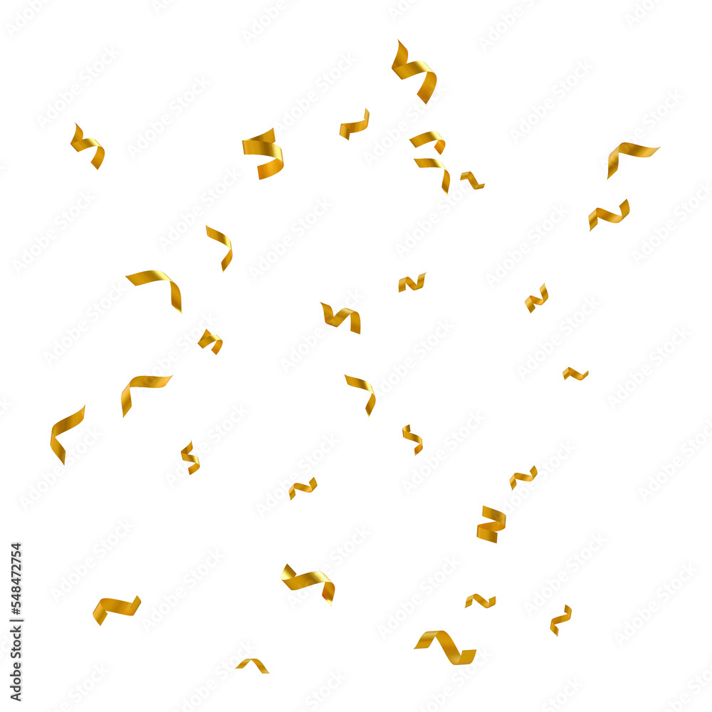 Floating gold confetti Floating gold confetti
