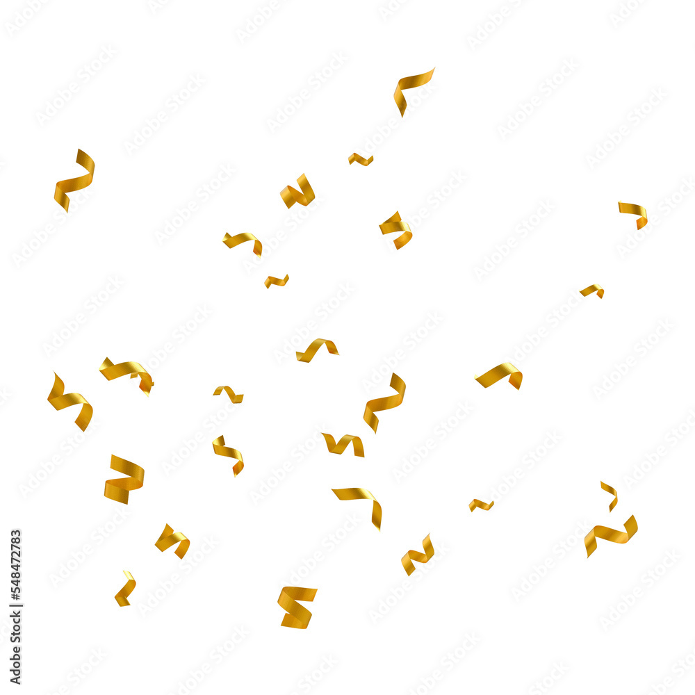 Floating gold confetti Floating gold confetti