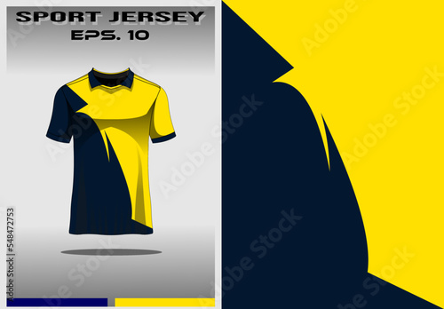 Sports jersey template for team uniforms soccer jersey racing