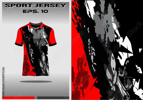 Sports jersey template for team uniforms soccer jersey racing