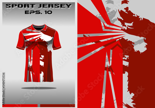 Sports jersey template for team uniforms soccer jersey racing