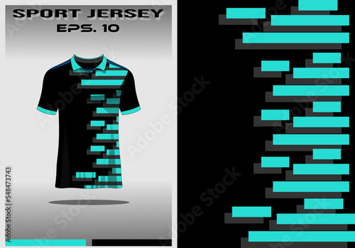 Sports jersey template for team uniforms soccer jersey racing