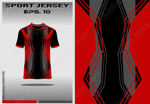Sports jersey template for team uniforms soccer jersey racing