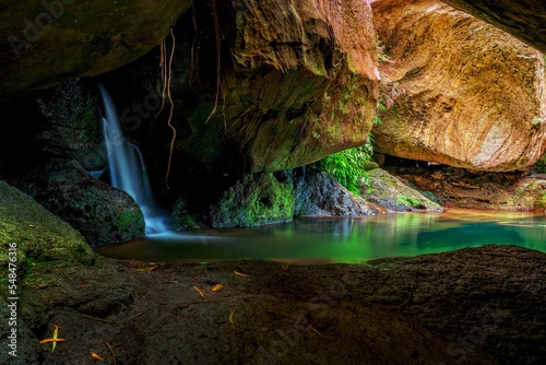 Hidden rock pool oasis Australia