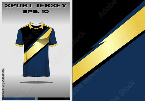 Textured sport jersey template design