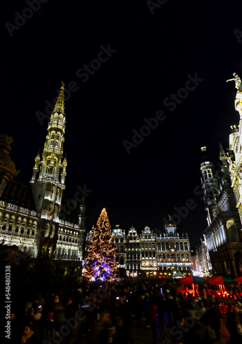 Bruxelles, December 2021: Visit the beautiful city of Bruxelles in Belgium during the festive season	
