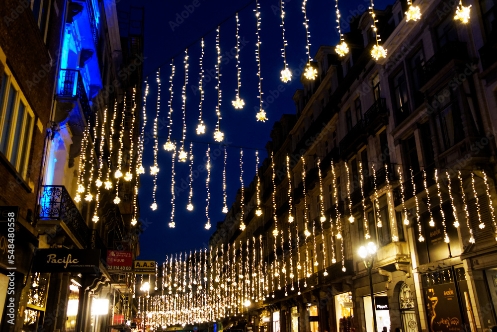 Bruxelles, December 2021: Visit the beautiful city of Bruxelles in Belgium during the festive season	
