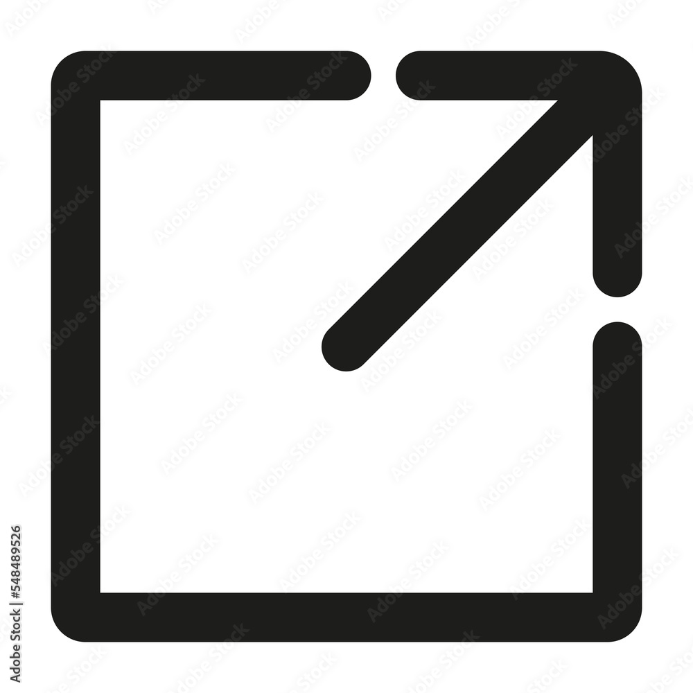 External link icon on white background. Vector illustration. EPS 10. External link icon on white background. Vector illustration. EPS 10.