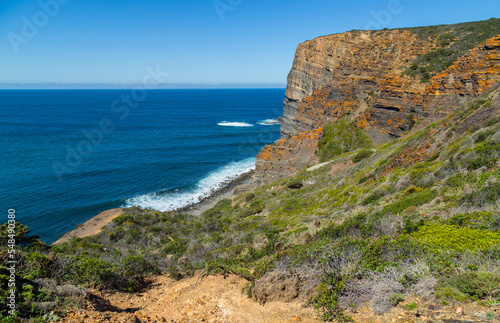 Cliffs in the Algarve West Coast