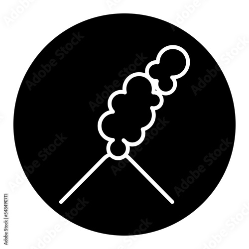  volcano eruption icon