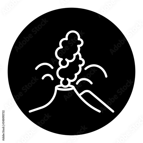  volcano eruption icon