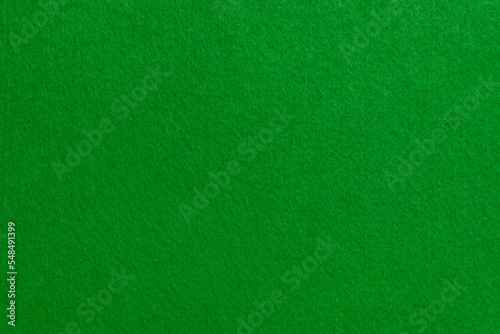 Green texture velour or suede cloth close-up. Natural or artificial sewing material. Fabric as background for design