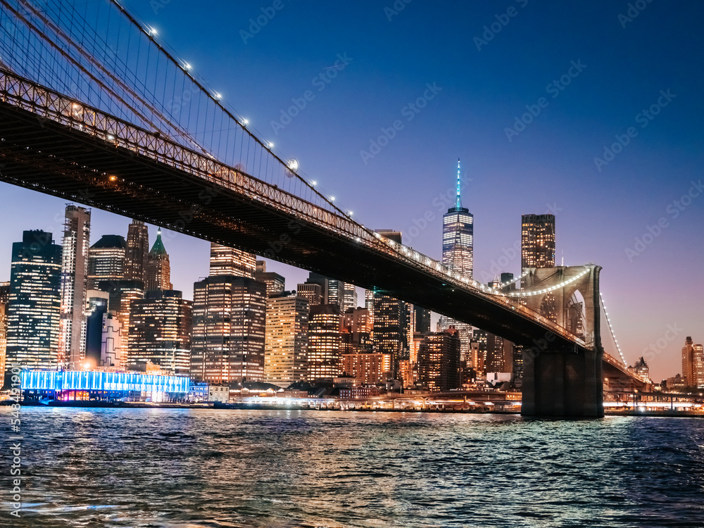 Naklejka premium New York City skyline from Brooklyn - Dumbo