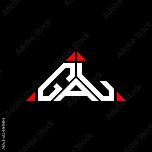 GAL letter logo creative design with vector graphic, GAL simple and modern logo.