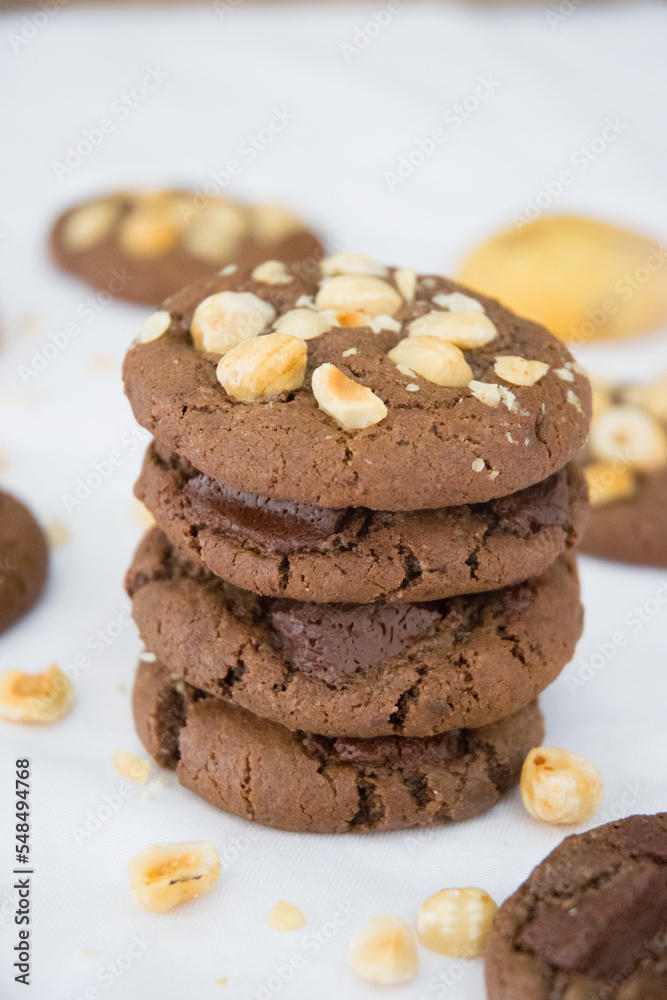chocolate chip cookies on a plate chocolate chip cookies on a plate