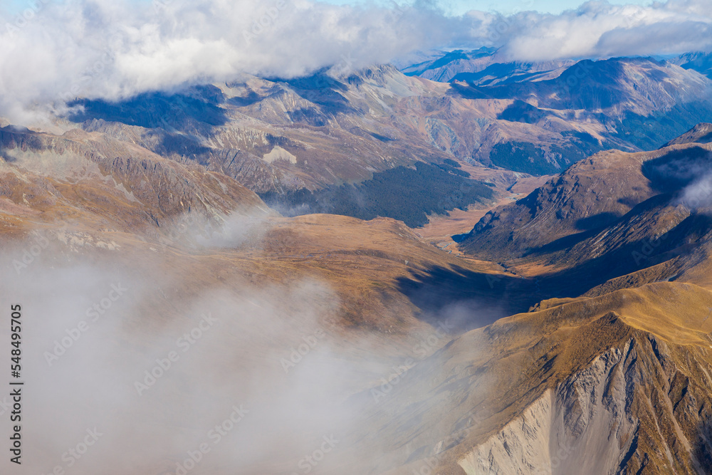  Fiordland National Park landscape from the Airplane