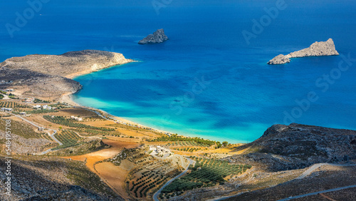 CRETE ISLAND, GREECE. Xerokambos beach.