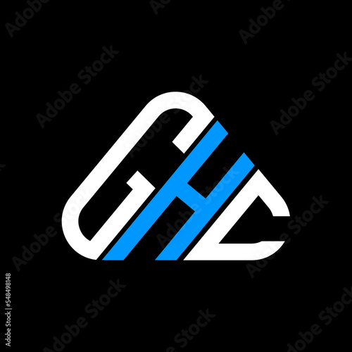 GHC letter logo creative design with vector graphic, GHC simple and modern logo. photo