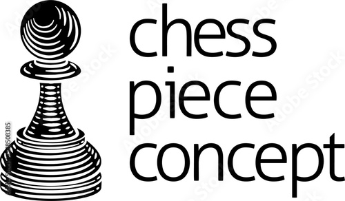 Pawn Chess Piece Vintage Wo...