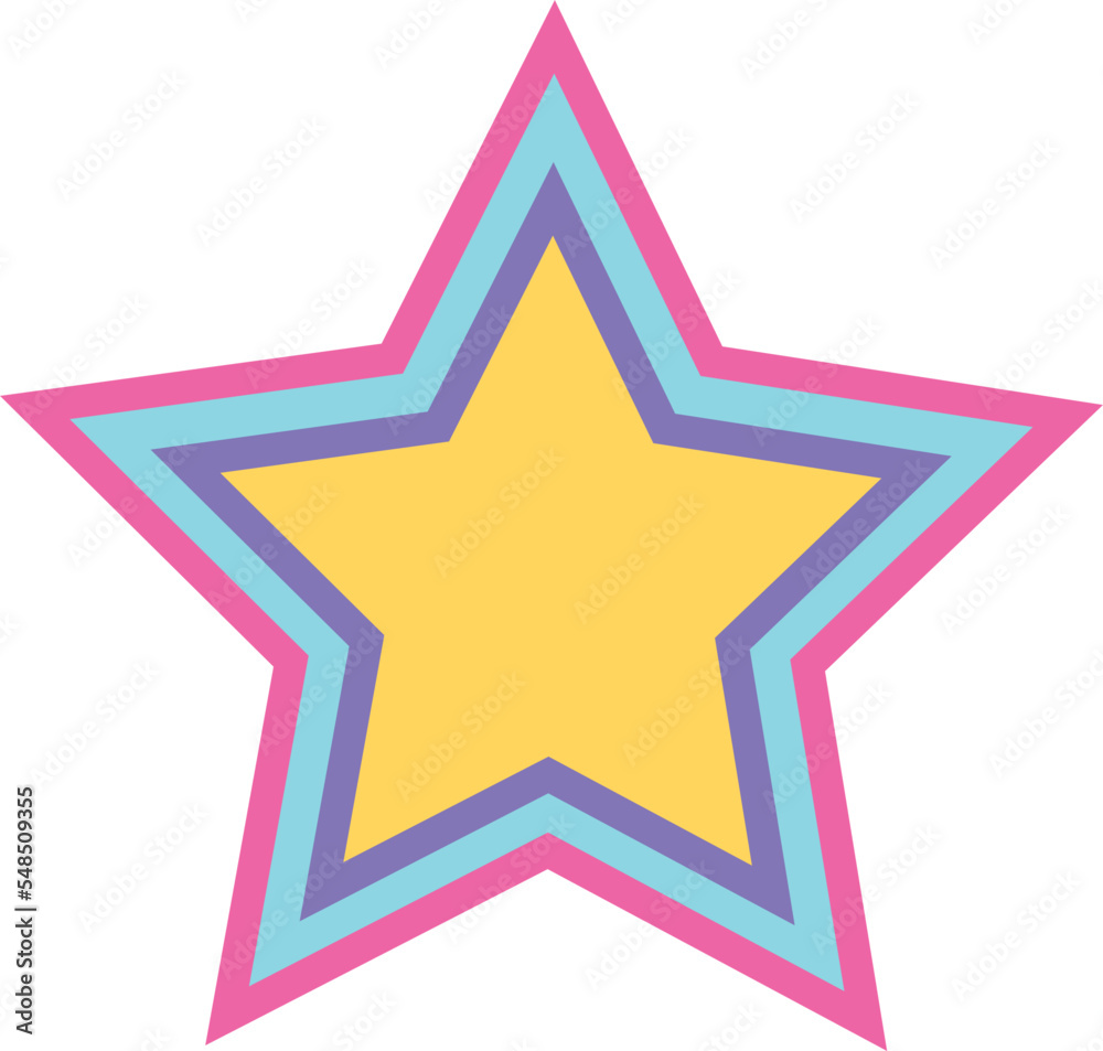 Retro Star Shape Retro Star Shape