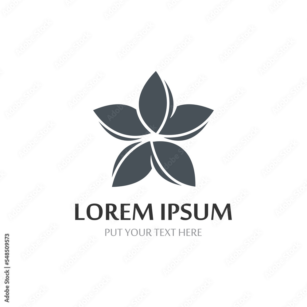 Beauty icon flowers design illustration Beauty icon flowers design illustration