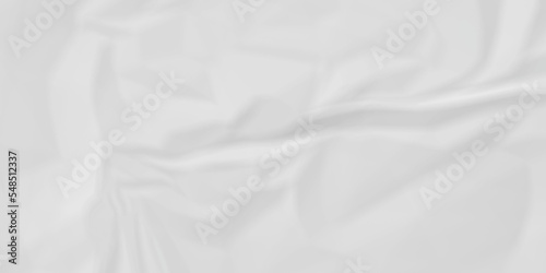 White paper crumpled texture. white fabric textured crumpled white paper background. panorama white paper texture background, crumpled pattern texture backgrund.