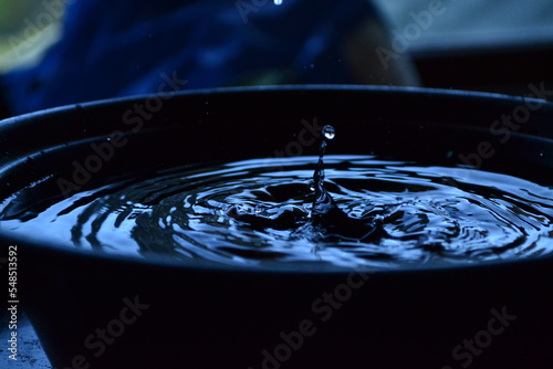 Gotas de agua en la oscuridad - walter in the dark photo