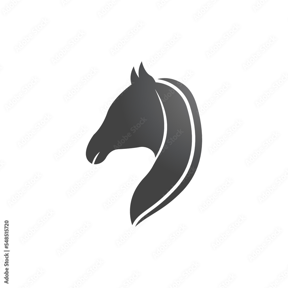 Obraz premium Horse head logo icon template design
