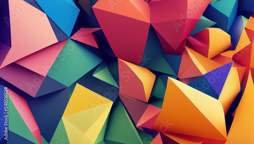 Wallpaper Mural abstract geometric background Torontodigital.ca