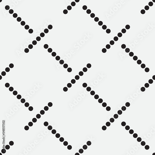 Seamless geometric pattern with dots
