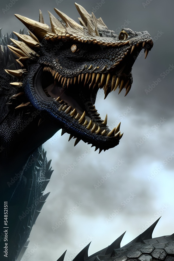 Dragon World fantasy warrior character 3d illustration Dragon World fantasy warrior character 3d illustration