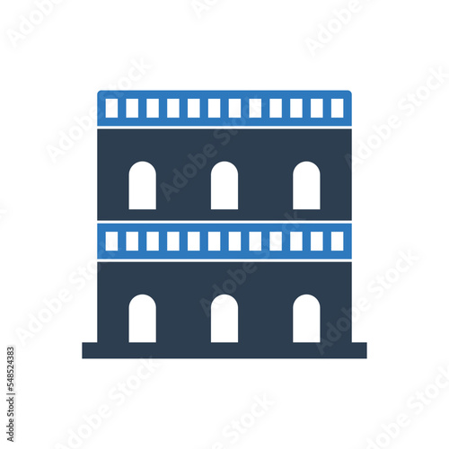 Classic Building icon - historic palace icon