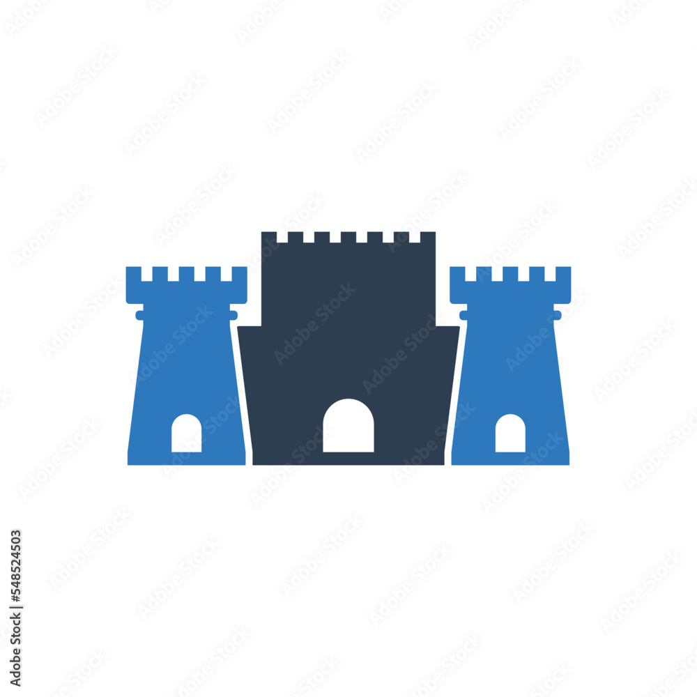 Castle Icon - Fortress Icon