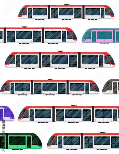 set of transport icons